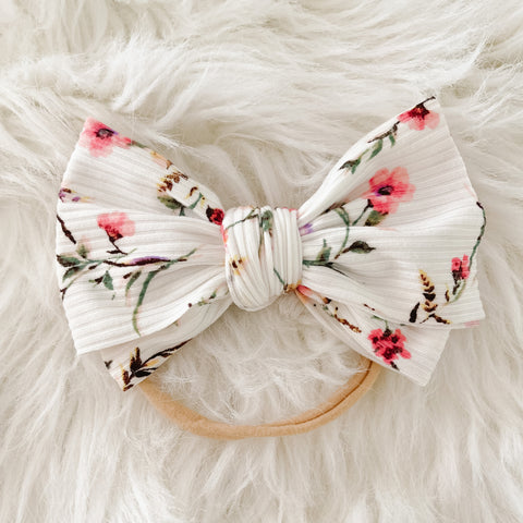 Blossom Knit Bow