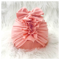 Ruffle Bow Turbans