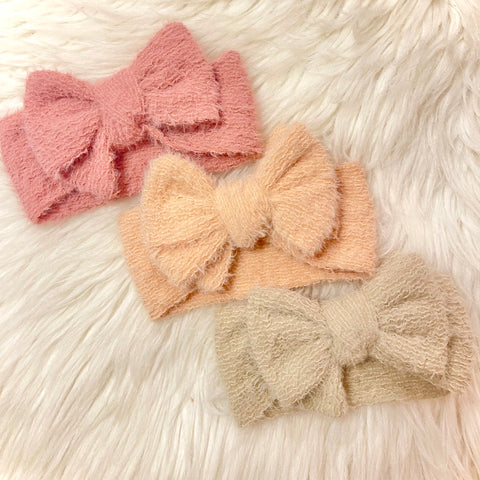 Sweater Headband Bows