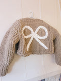 READY TO SHIP Adult L/XL Chunky Bow Knit