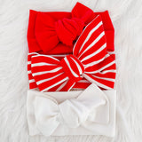 CANDY RED KNOT BOW