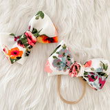 Bold Floral Bow