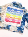 Nirvana distressed dye Denim Jacket - Medium