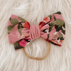 Dusty Rose Bow