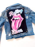 Rolling Stones distressed Denim Jacket - Medium